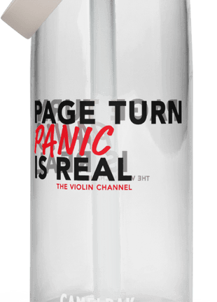 “Page Turn Panic" Classical Music Water Bottle