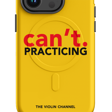 "Can't. Practicing" Classical Music iPhone Case