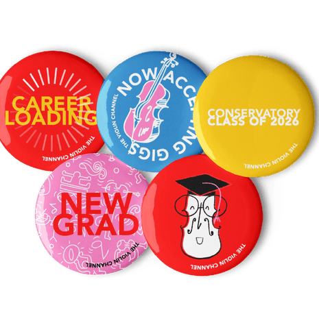 Graduation Pin Buttons Set