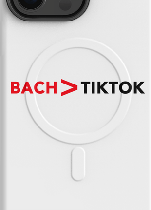 Classical Music "Bach > Tik Tok" iPhone Case