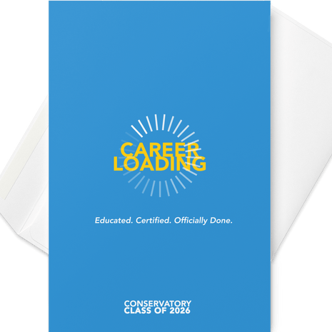 Music Student Graduation Card