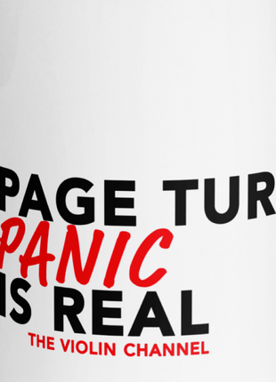"Page Turn Panic" Classical Music Mug