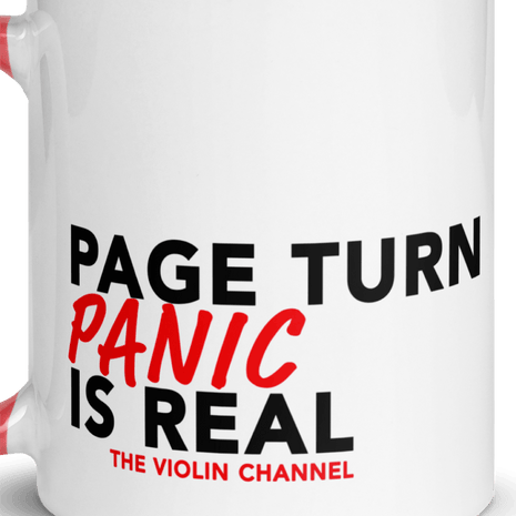 "Page Turn Panic" Classical Music Mug