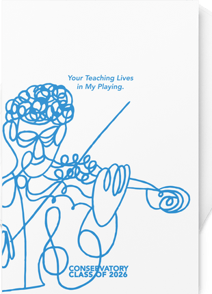 Music Teacher Thank You Card