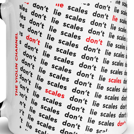 Classical Music "Scales Don't Lie" Practice Mug