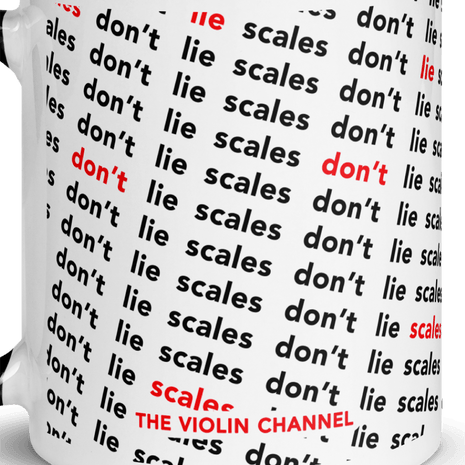 Classical Music "Scales Don't Lie" Practice Mug