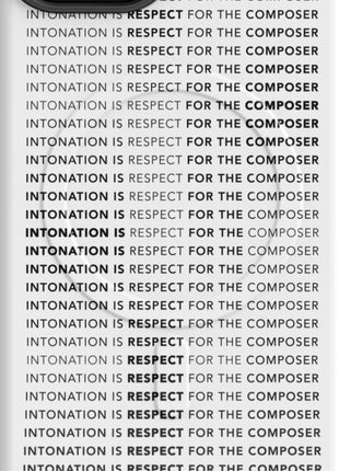 Classical Music “Intonation Is Respect for the Composer” iPhone Case