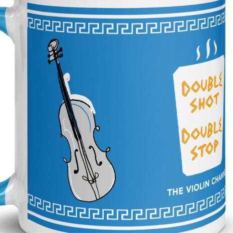 Classical Music "Double Shot Double Stop" Coffee Mug