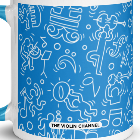 The Moving Score Mug — Blue