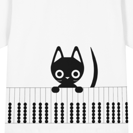 Keys & Whiskers Collaborative Pianist Oversized Shirt