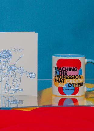 Teacher Thank You Gift Set — Card, Mug