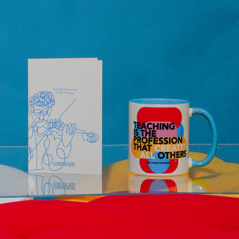 Teacher Thank You Gift Set — Card, Mug