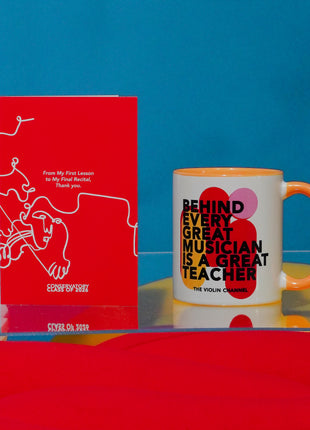Teacher Thank You Gift Set — Card, Mug