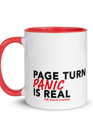 "Page Turn Panic" Classical Music Mug